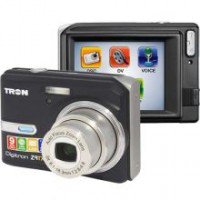 Câmera Digital 9MP Z9TX LCD 2.7" Touch Screen Zoom Óptico 3x Preta - Tron - Frete Gratis